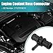 uxcell Engine Coolant Hose Connector for BMW MINI Cooper S R53 2002-2006 for BMW MINI Cooper S R52 2005-2008 No.17127518614