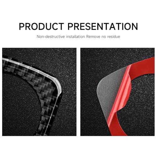 Image of Gear Shift Panel Decals for 2014 2015 2016 2017 Dodge Durango Accessories Car Carbon Fiber Stickers, B