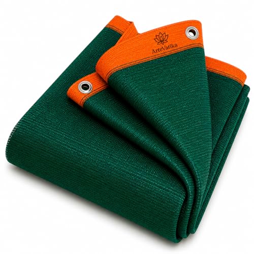 Image of Green Shade Ne.t 90% UV Block | Multipurpose Garden & Balcony Ne.t | Portable Greenhouse Protection Ne.t | Weather Resistant | Green (Pack of 1) UWC-TARP-90-8X10