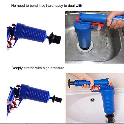 Sturalavandini Ad Alta Pressione - Per WC, Lavandini E Scarichi, Con Impugnatura Ergonomica - Foto 12