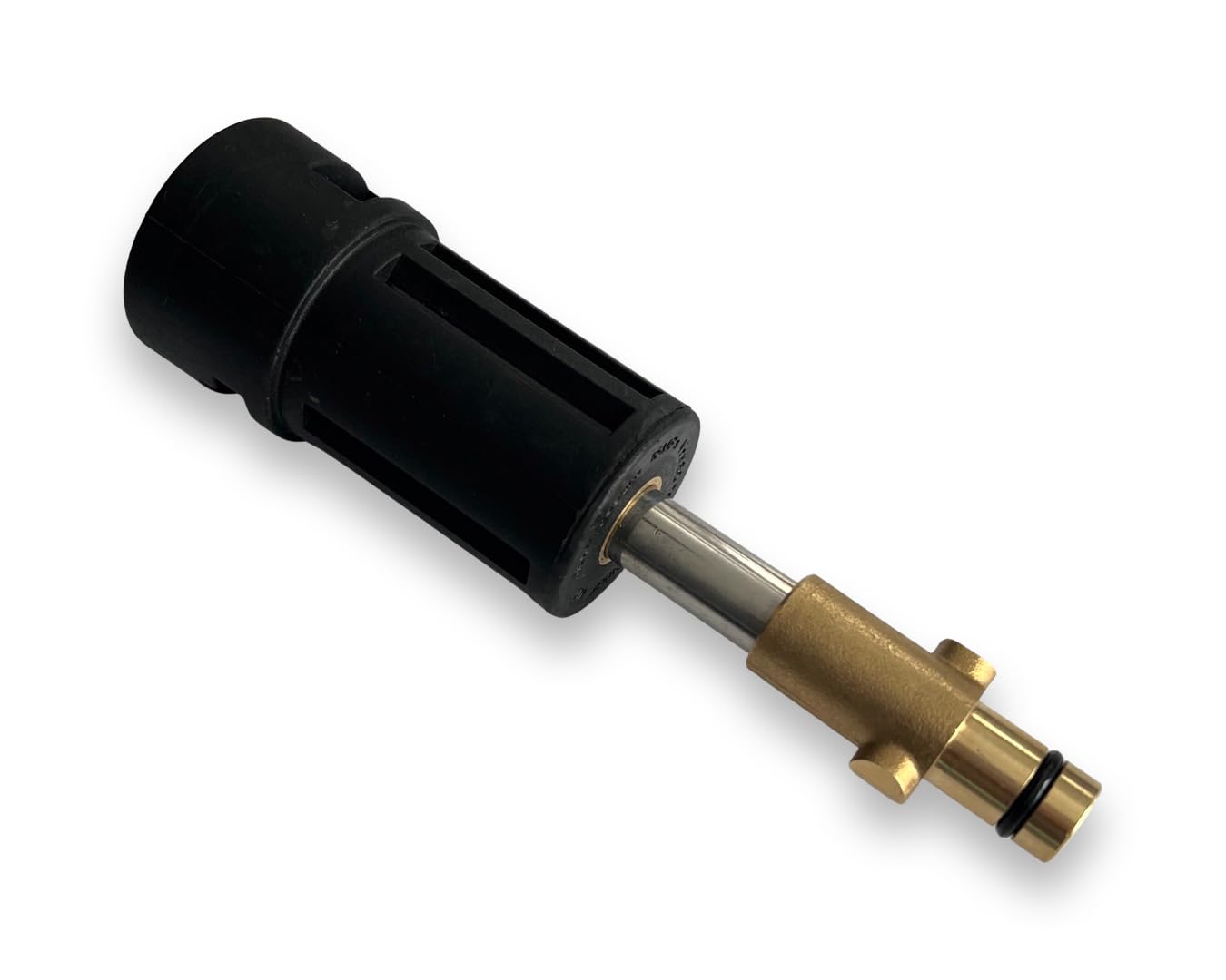 M&M Smartek adaptador alta presión compatible con Kärcher/Nilfisk | Adaptador robusto para sistemas de alta presión compatibles; comprobar rosca, conexión, junta, presión y equipo seguro.
