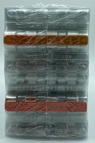 Monetique L250TC020 Münzhüllen, 0,20 Euro, 250 Stück