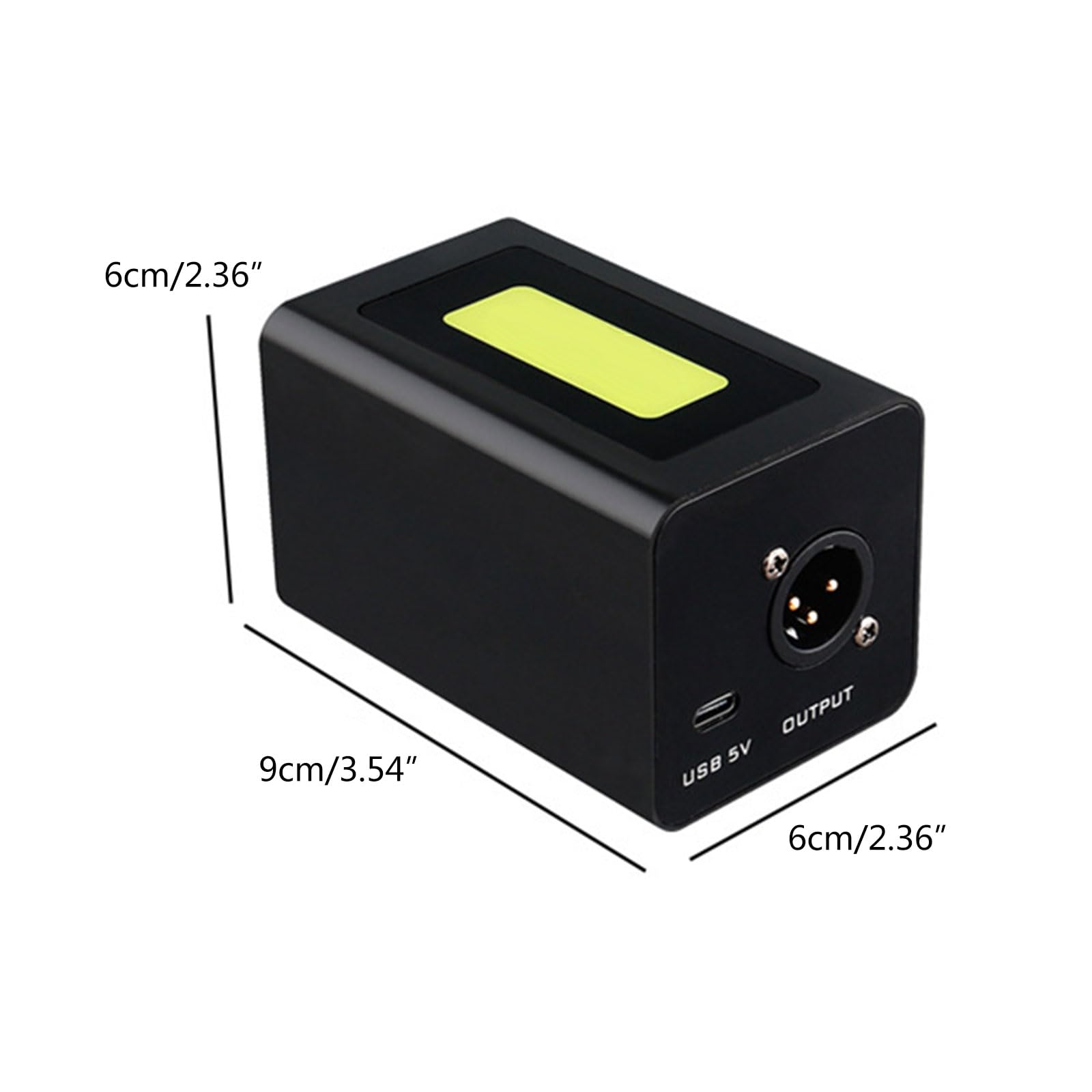 Alimentation professionnelle USB 48 V Phantoms pour enregistrement de musique, micro à condensateur, diffusion en direct
