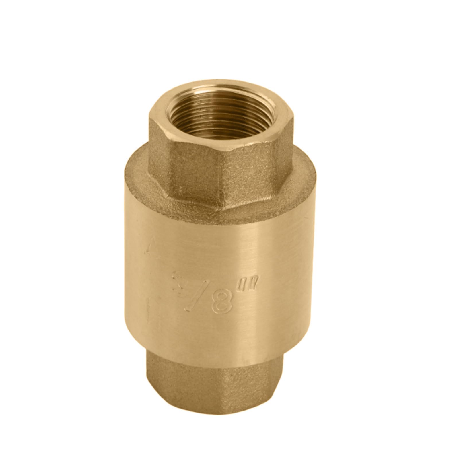 Efficient Water Backflow Multifunction Check Valves 3/8" / 1/2" / 3/4" Threaded Check Valves Secure for Plumbing
