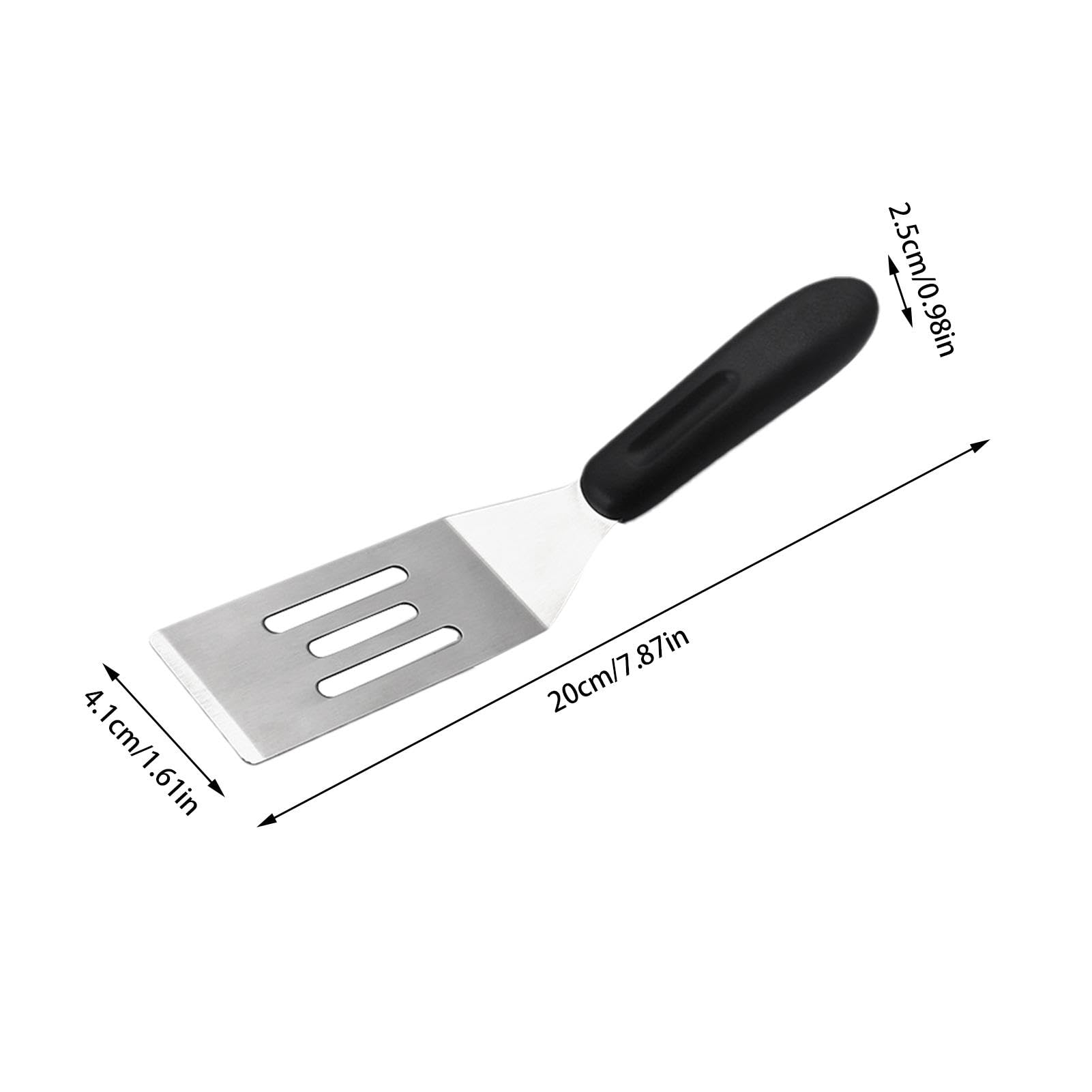 Amazon | ミニ金属ヘラ、キッチン用小型金属ヘラ, ケーキ＆パンケーキ