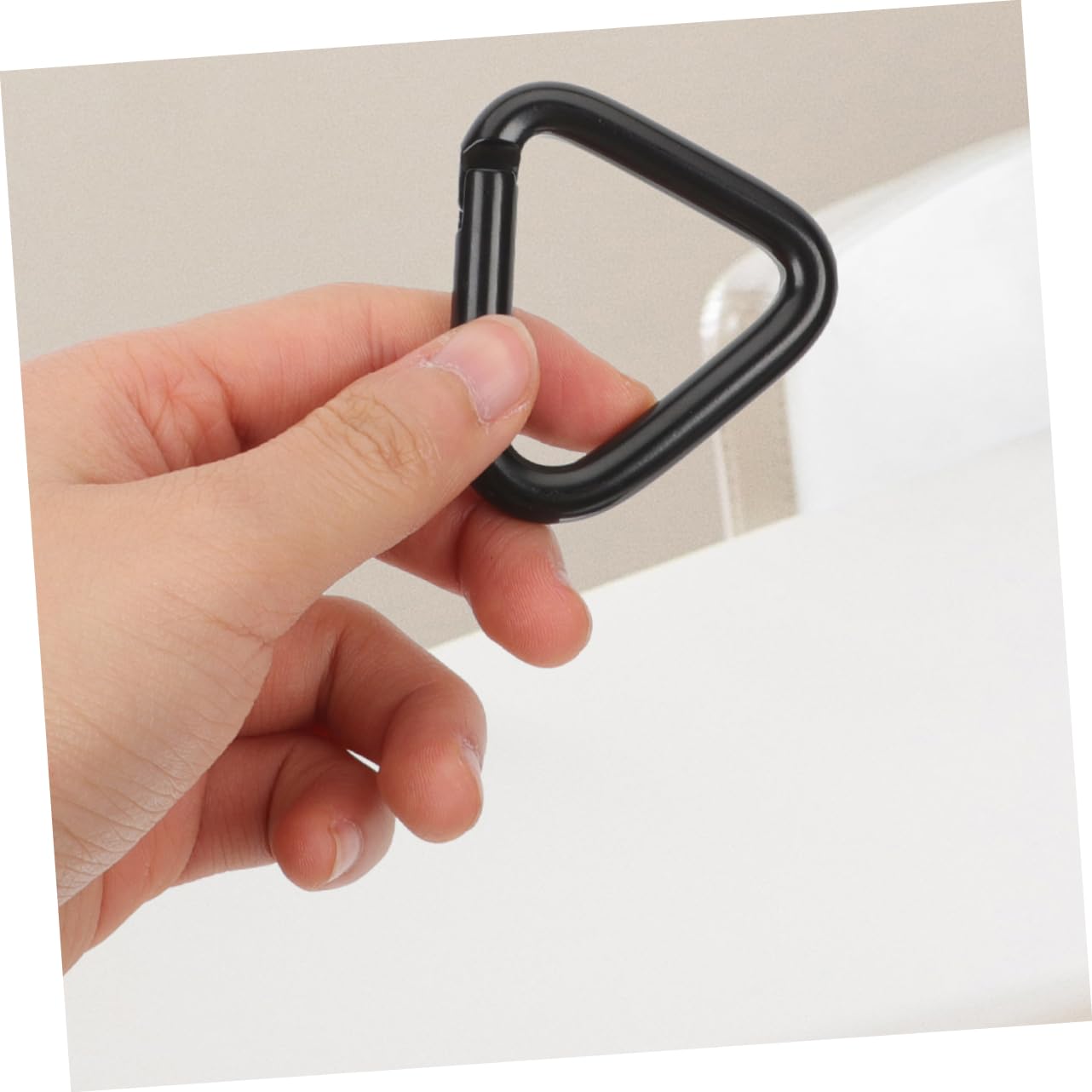 TOYANDONA Moschettone per Escursionismo E attività Outdoor Accessorio per Chiavi E Importanti Resistente E Flessibile
