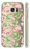 Hülle für Samsung Galaxy S7 G930F Softcase Cover Backkover TPU Schutzhülle Slim Case (2094 Blume)