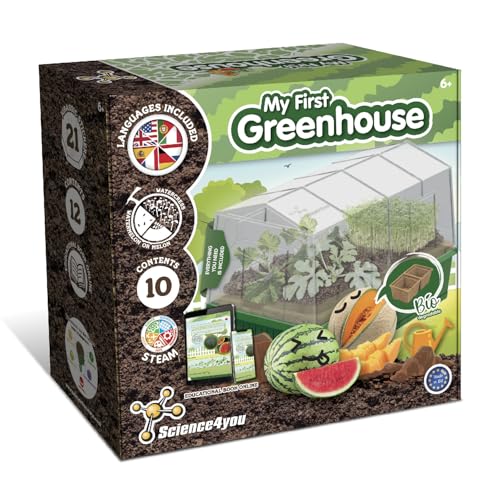Science4you Mini Gewächshaus - Hausgärten Anbauset für Gartenaktivitäten, Pflanzen Sie Ihre eigene Brunnenkresse mit Mini-Anzuchset, DIY Kit, Kunst & Handwerk Geschenk für Kinder Alter 6 7 8 9+ Science4you Mini Gewächshaus - Hausgärten Anbauset für Gartenaktivitäten, Pflanzen Sie Ihre eigene Brunnenkresse mit Mini-Anzuchset, DIY Kit, Kunst & Handwerk Geschenk für Kinder Alter 6 7 8 9+