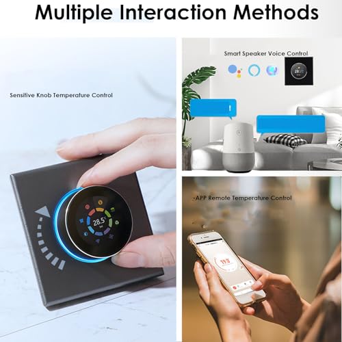 Thermostat intelligent WiFi programmable avec écran régulateur CVC