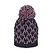 Produktbild Sterntaler Strickmütze für Mädchen mit Bommel Herzchenmuster, Gefüttert, Alter: 12-18 Monate, Größe: 49, Blau (Marine)