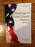 READINGS IN U.S.HISTORY,V.1 >CUSTOM<