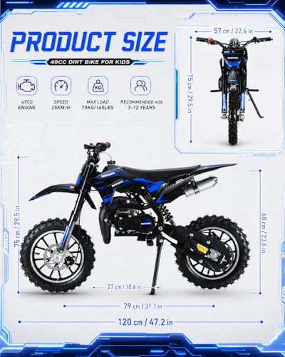 Shulemin 50cc Kid Gas Dirt Bike