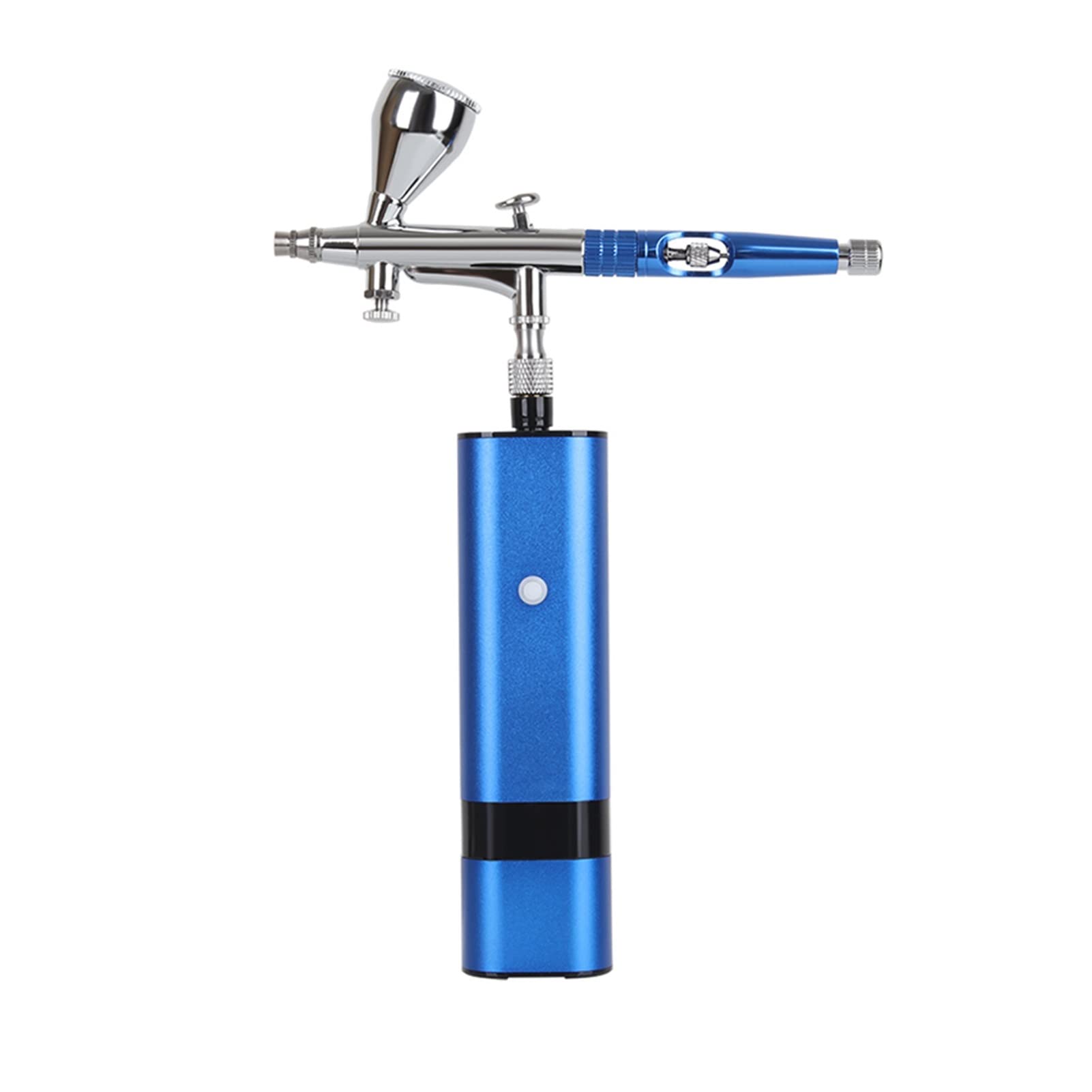 Spruzzatore Vernice, Kit aerografo a doppia azione con compressore ad alta pressione stabile compatibile con mini pompa tazza sostituibile for torta vernice arte tatuaggio(A)