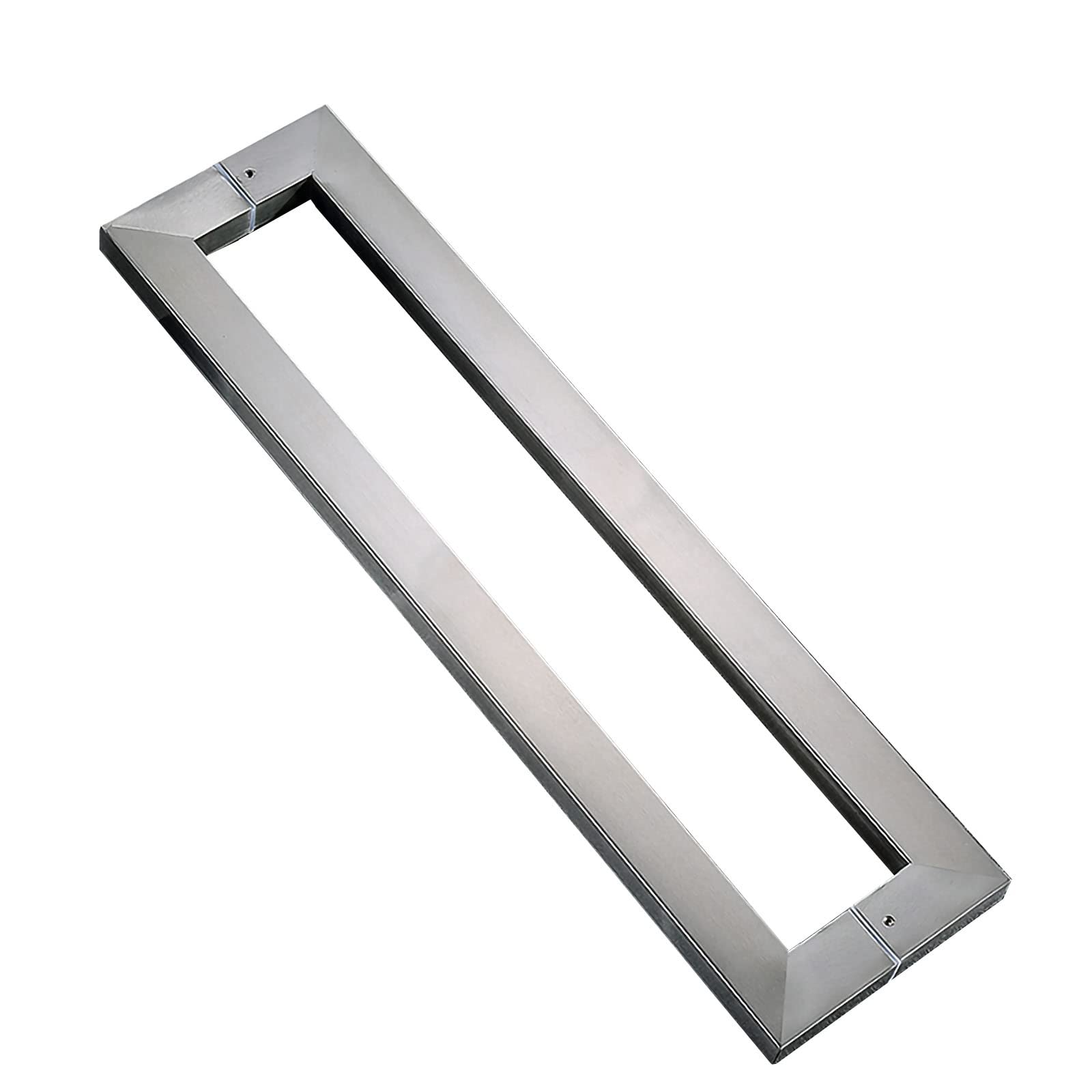 Poignée porte entrée carrée acier inoxydable coulissante verre douche grange