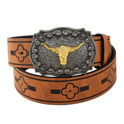 Ceinture cowboy en cuir gravé pour adopter le look western au quotidien