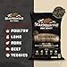 Bear Mountain All Natural Wood Pellets for Smoker, Grill & BBQ, 20 Lbs, Bourbon