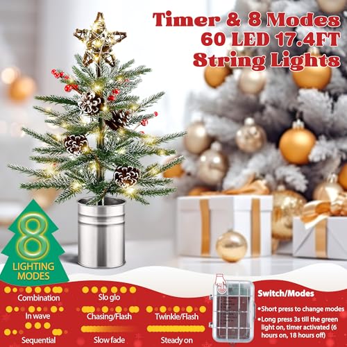 Tabletopchristmastreesmallprelitxmasnorfolkpineartificialchristmastreewithtimer8modes60ledstringlightsfarmhousexmastreeforholidaydiychristmasdecor  Urban Country Home Decor Tabletop christmas tree small pre lit xmas norfolk pine artificial christmas tree with timer 8 modes 60 led string lights farmhouse xmas tree for holiday diy christmas decor  urban country home decor