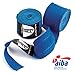 GREEN HILL Vendajes DE Mano Boxeo ELÁSTICAS Kick Boxing Venda ELÁSTICA Negro Rojo Azul Aprobado AIBA HOMOLOGADO (Azul, 4.5 m)