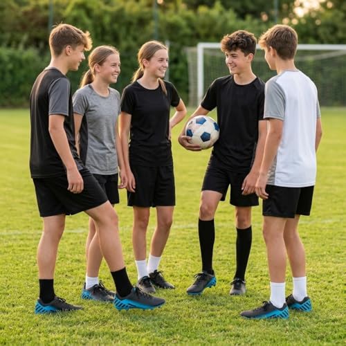 Image of Vizari Santos Firm Ground Soccer Cleats - Durable, Lightweight & Water-Resistant - Adult Soccer Cleats with Adjustable Straps - Womens & Mens Soccer Cleats with Round Studs for Maximum Traction Green