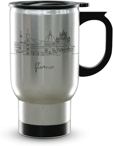 Miniatura 736 de Taza de cerámica Madrid Spain Skyline, taza blanca de recuerdo de Europa de 11 onzas, taza de café personalizada, regalo para cumpleaños, taza
