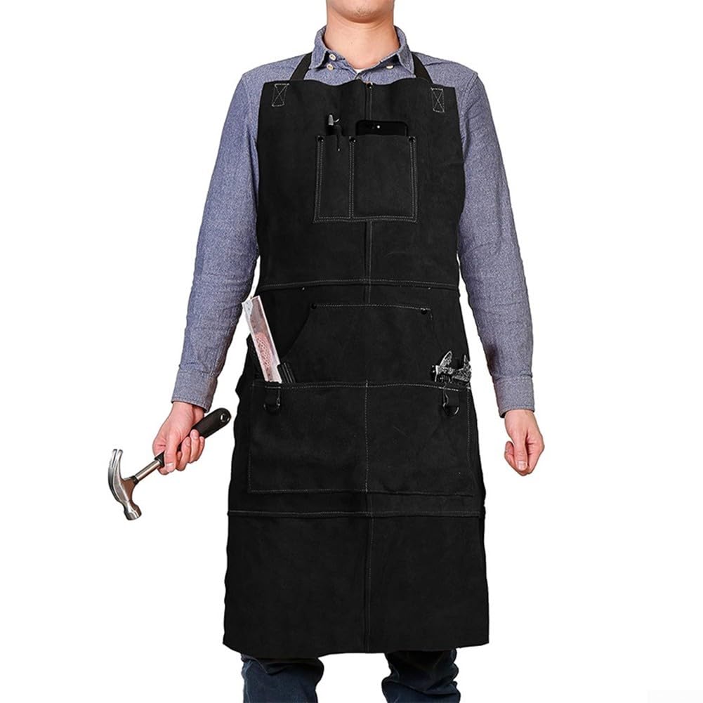 Delantal protector para forja metalurgia carpintería