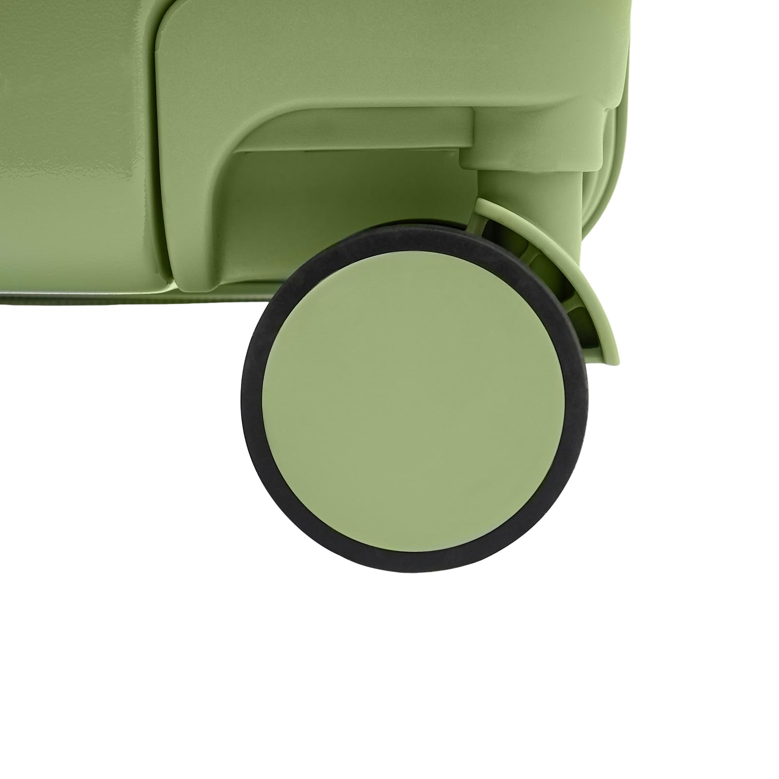 18 Zoll-Kinderkoffer, 37 L zum Draufsitzen Reisekoffer mit Passwort-Schloss Höhenverstellbaren 67＆85 cm Kindertrolley Handgepäck Koffer Tragkraft 50-60 kg für Kinder 3 bis 6 Jahren (Olivgrün)