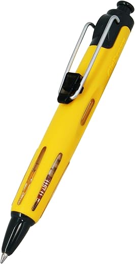 Tombow BC-AP52 Stylo-bille Airpress Pen Jaune, avec technique de Pressurisation, sous blister