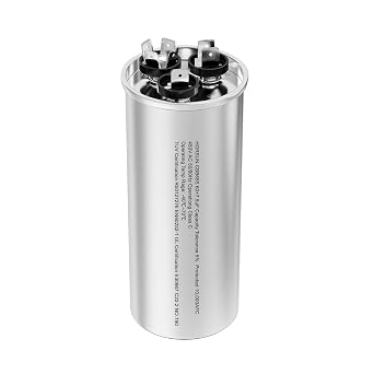 60+7.5UF CBB65S Capacitor 60/5 MFD 450VAC Motor Running for Air Conditioner 50/60Hz,Compatible to AC Motor Run or Condenser Straight Cool and Cool or Heat Pump Air Conditioner