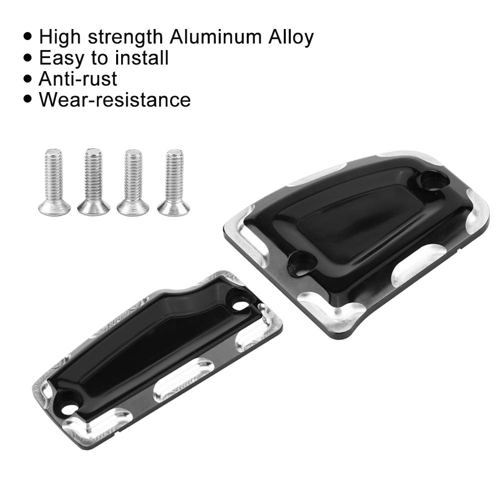 indian scout accessories,Hauptbremszylinderabdeckung für Indian Scout, Motorrad-Vorder- und Hinter-Billet-Master-Zylinderabdeckungen für Indian Scout 2015-2018