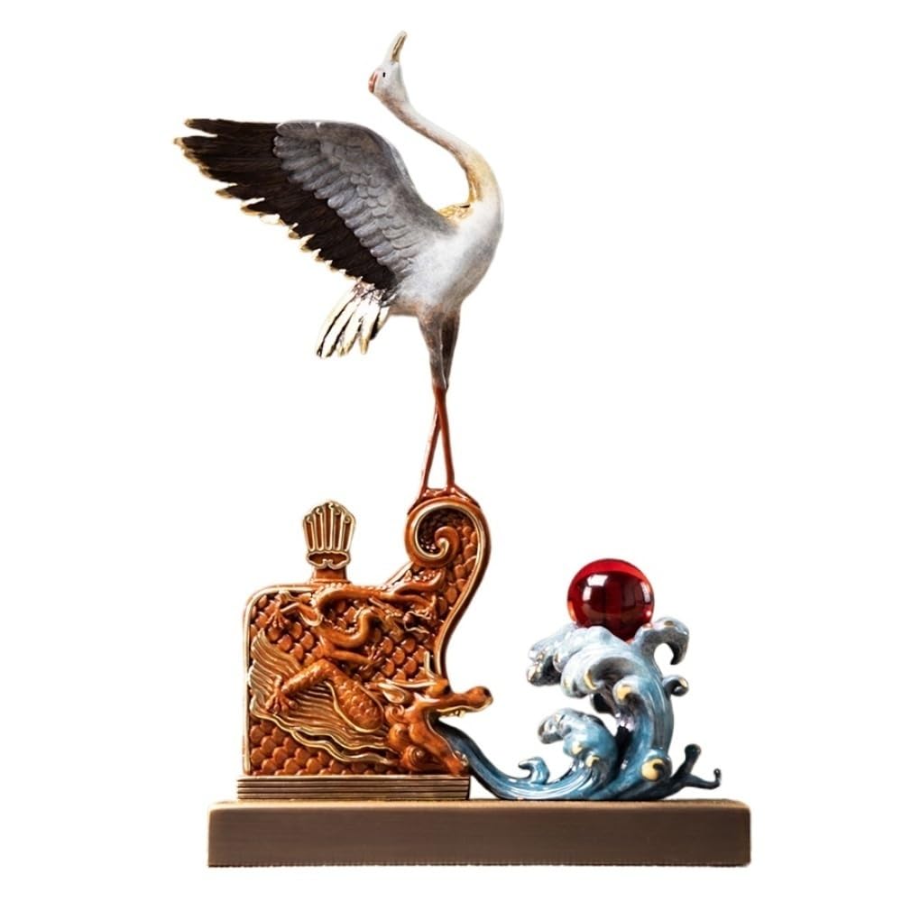 GLETSF Brass Decor All-copper Persimmon Ornaments Home Living Room TV Cabinet Office Desktop Ornaments Craft Decoration Statues Statues For Home Decor,