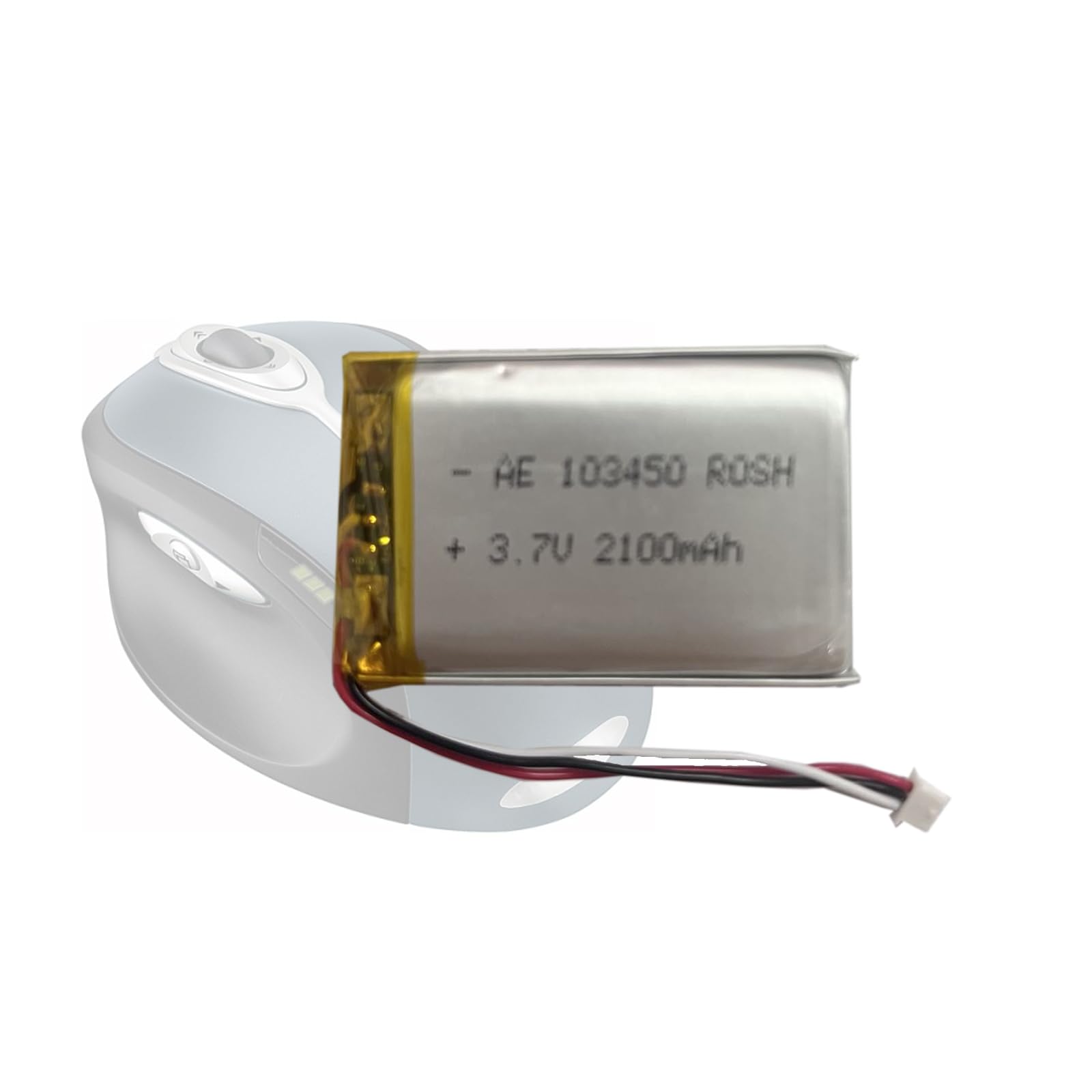 HIGHAKKU 103450 充電式リチウムイオンポリマーバッテリーfor Logitech MX1000 MX-1000 M-RAG97 ワイヤレスBluetoothマウス190247-1000、190247-B000、L-LB2、NTA2253
