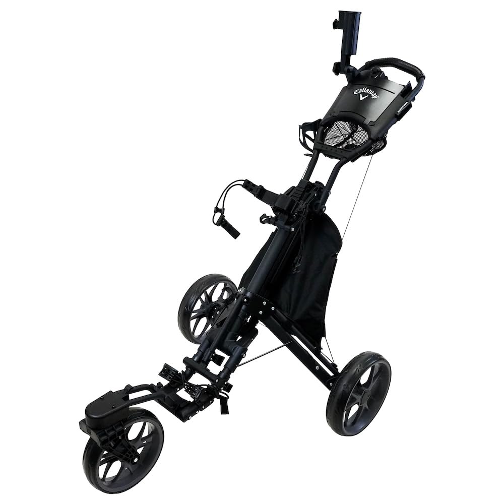 Callaway Golf Prestige 3-Wheel Push Cart Black
