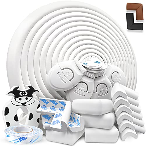 DEASANA® Kantenschutz für Baby aus Gummi, 6,3M Stoßfänger Rolle und 12...