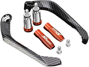 Hand Guards for SH300 SH300i SH 300 2011-2021 2014 Motorcycle Handlebar Grips Guards Brake Clutch Levers Handle Bar Protector Guard, Orange logo