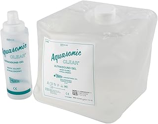 Parker Labs Aquasonic Clear Ultrasound Gel - 5 Liter - Water Soluble - Hypoallergenic & Non-Irritating - Aquasonic Ultrasound Gel with Refillable Dispenser - No Fragrance or Color