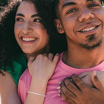 Beyond Brilliance 1/2 Carat Round Natural Diamond Tennis Bracelets for Women | Flash-plated Sterling Silver Bracelets | Fine Jewelry for Her | Gift Box included… - Image 3