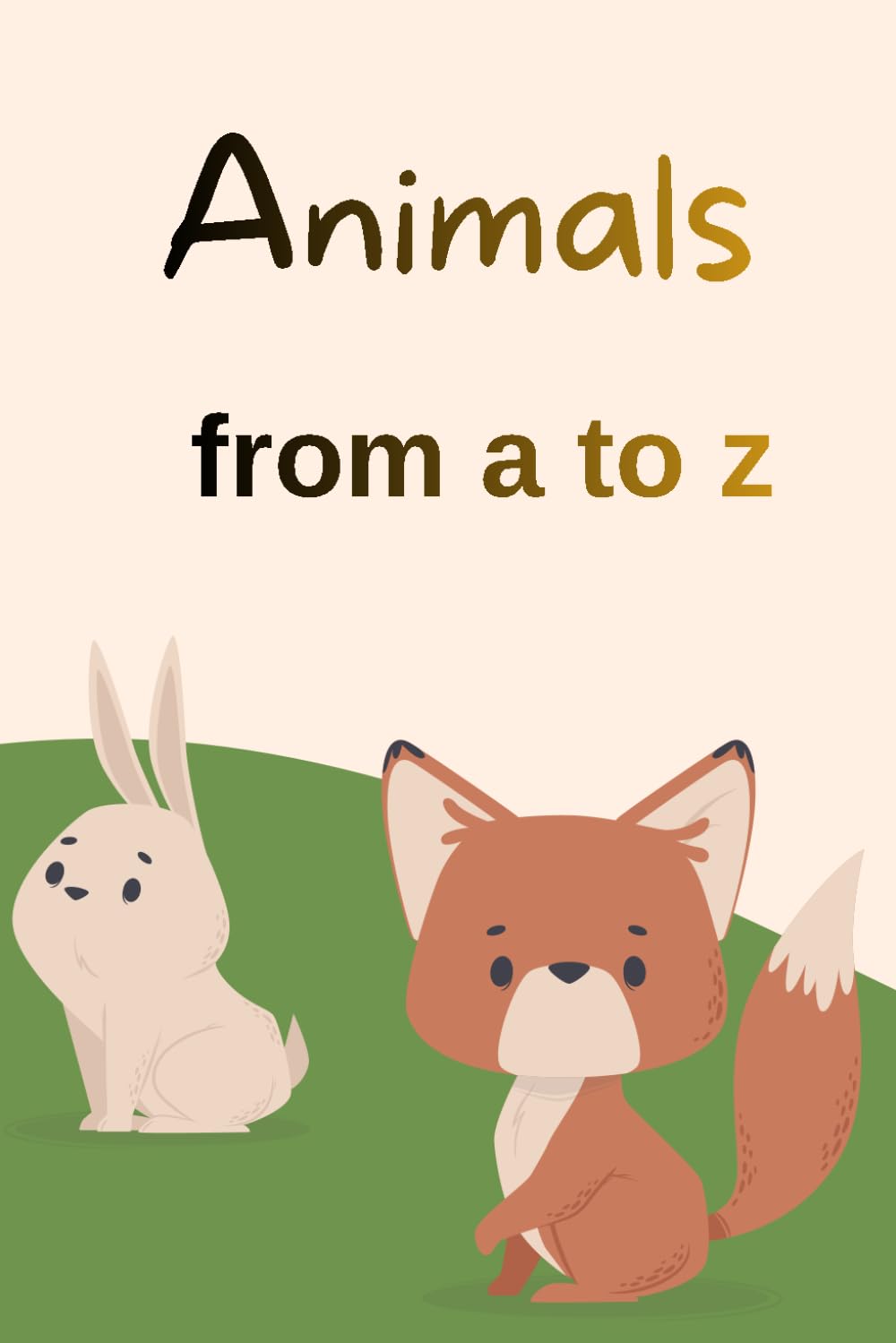 coloring book for children with animals from a to z