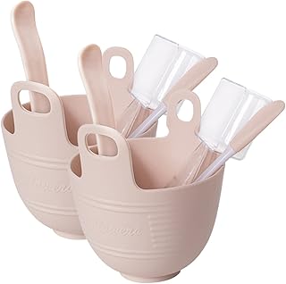 Gatuida 2 juegos de cuencos de mezcla de masc...