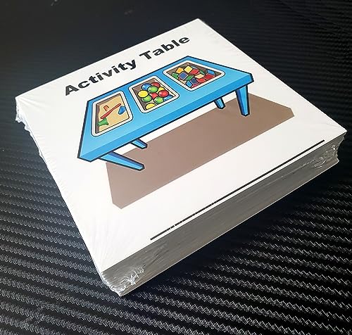 Daily Classroom Picture Schedule, for Special Education, Pocket Charts, Kids Daily Routines, Calendar, Visual Supports: 48 Large 4.75" Laminated and Dry Erase Behavior Communication Cards - Image 7