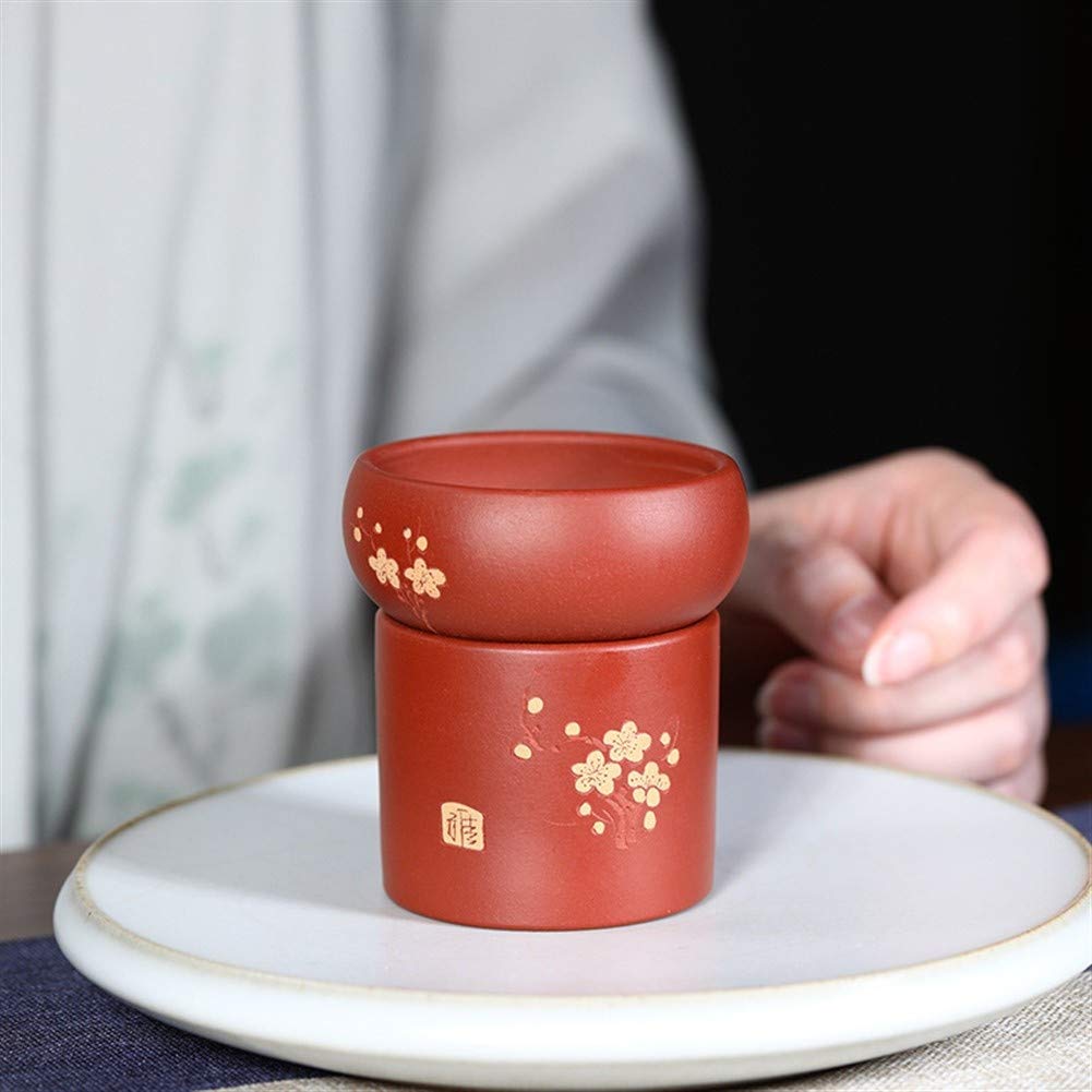 Purple Tea strainers Tea Filter Tea Strainer Hand Ball Holes Tea Filter Kung Fu Tea (Size : Dahongpao Lamei Tea Strainer)