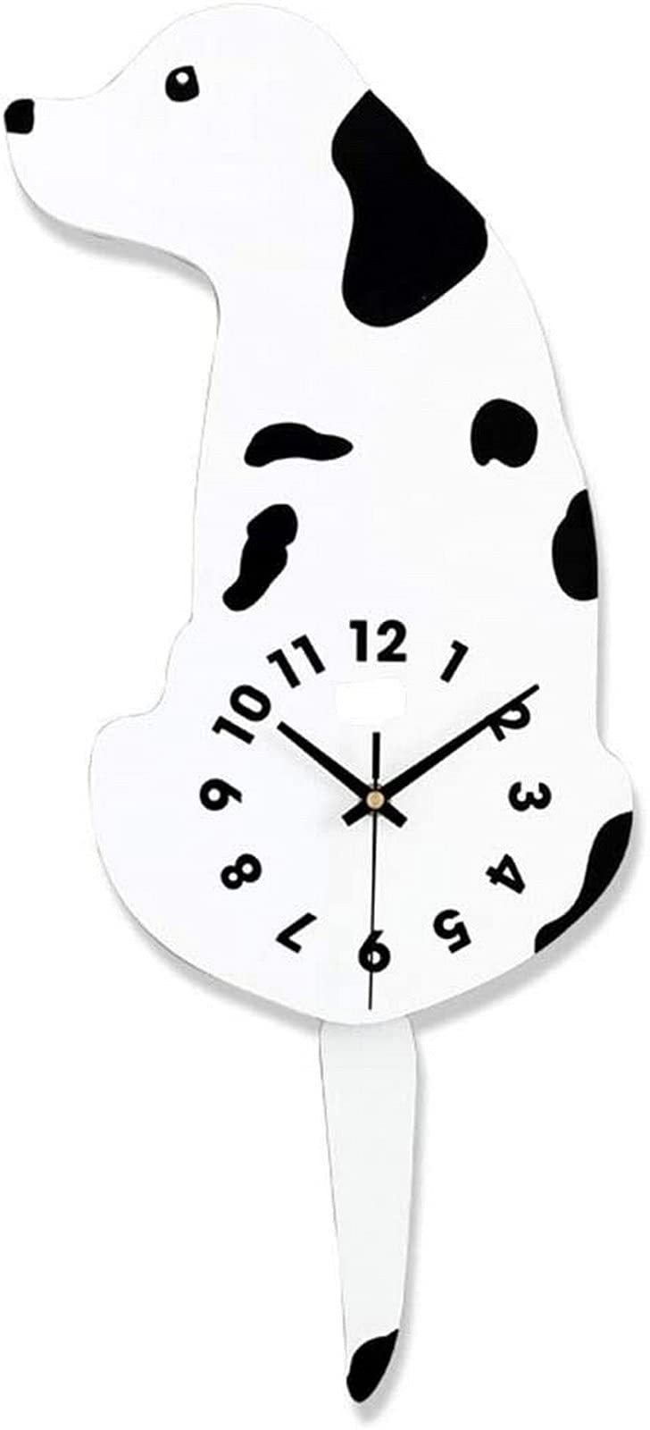 Horloge murale design dessin animé dalmatien pour déco salon créative