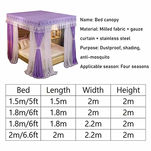 Cortina de cama a prueba de polvo para crear un dormitorio íntimo y oscuro 3