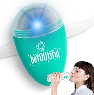 ULLA Light up Water Bottle Reminder, Smart Light, Small Hydrate Reminder, Fits to Any Bottle, Lights Up When Time to Drink, Hydration Intake Planner, Home & Office Use - BeYouTiful