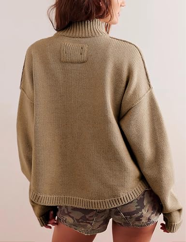 hathne Cardigan Sweaters for Women Trendy Oversized Open Front Button Short Cardigan Jackets Fall Winter2