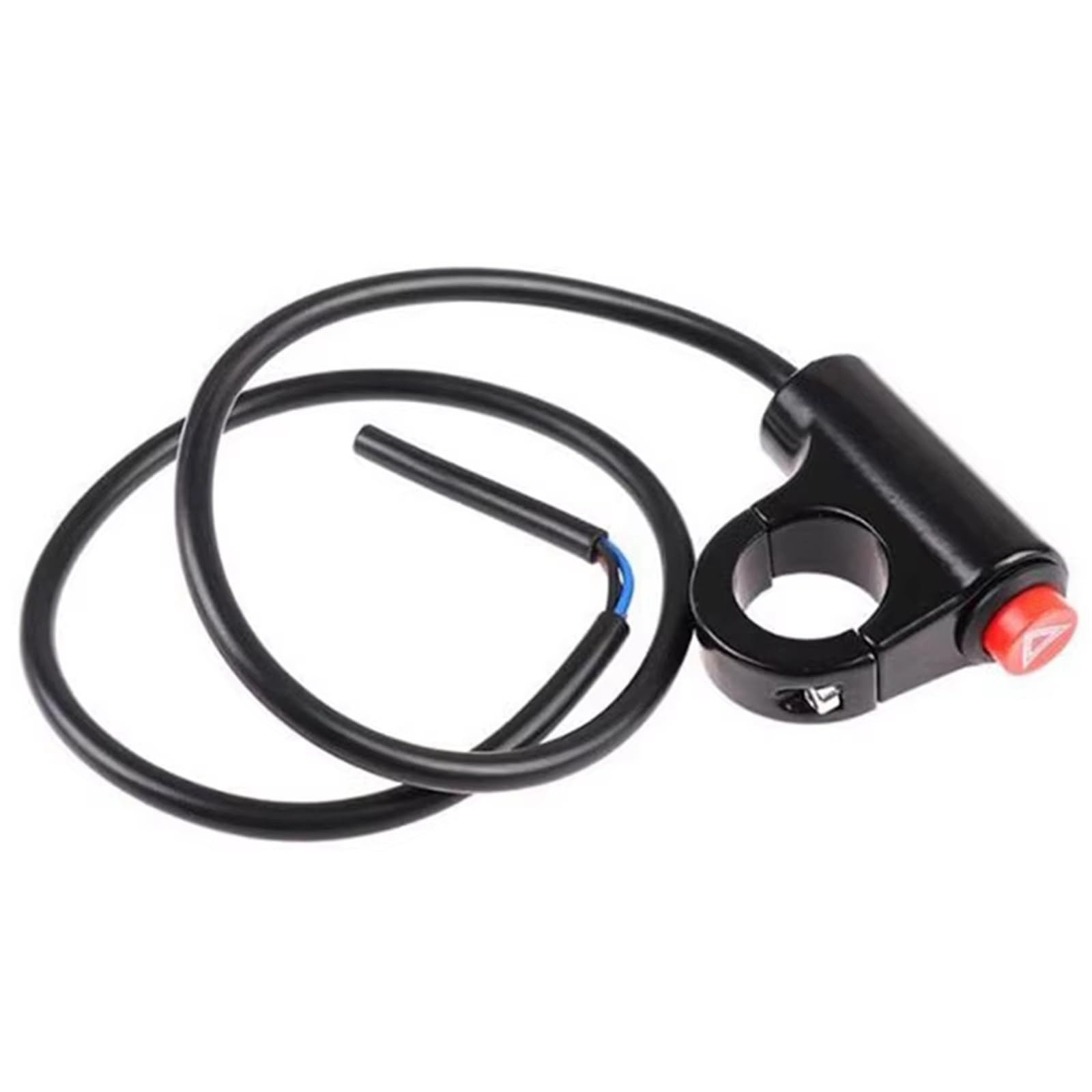 Interrupteur Clignotant Moto Bouton Commutation Des Feux Détresse Double Avertissement Pour Scooter Véhicule Électrique Lampe Signalisation D'urgence Contacteur d'Allumage(A1)
