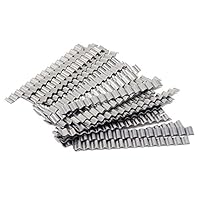 SBS Estrichklammern | 70 x 6mm | 50 Stück | gewellt | Wellenverbinder Rissbrücke Gießharz Epoxi Estrichverbinder