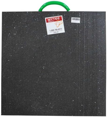 Miniatura 45 de Mytee Products Paquete de 4 almohadillas de refuerzo medianas de 24 x 24 pulgadas y 1.5 pulgadas, color negro para grúa, camión de auxilio, remolque