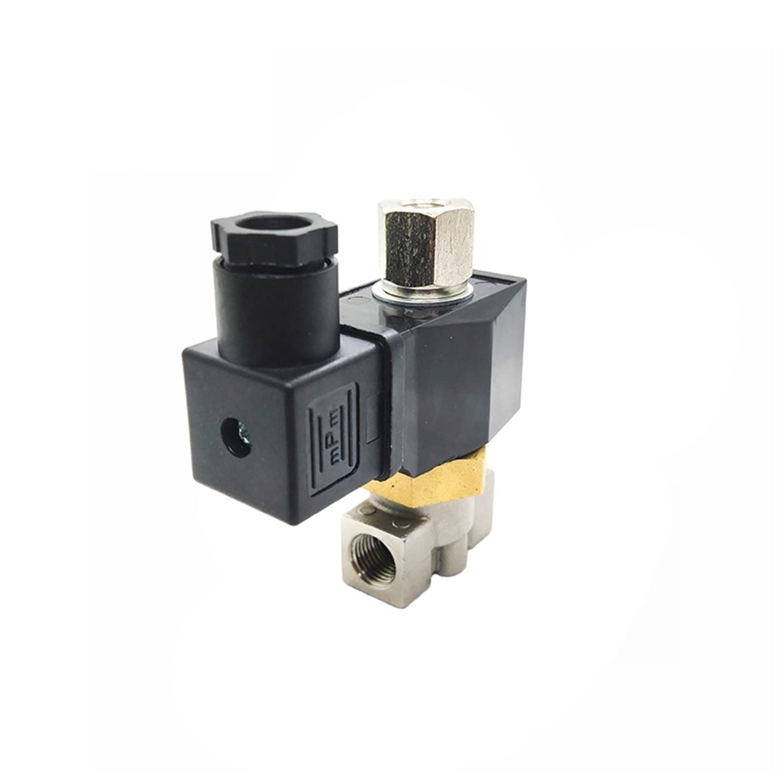 HDPHCRIUN 1/4 Quot; Normally Open Stainless Steel Body 2 Way Oil Acid Solenoid Valve AC220V DC12V 1Pcs(220VAC)