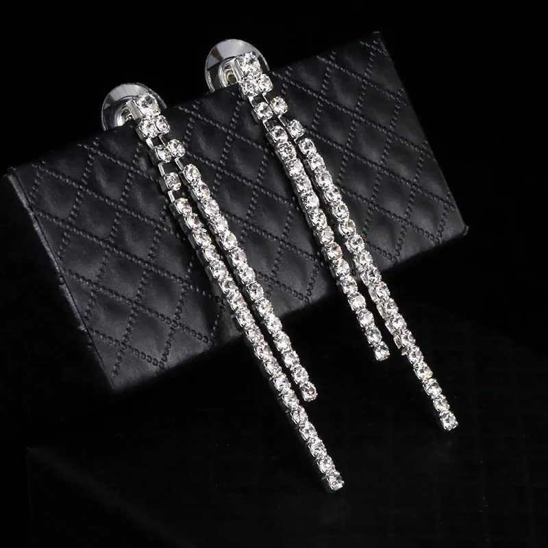 Boucles d'oreilles mariage en cristal brillant pour sublimer la mariée