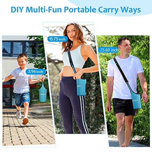 Lesotc Upgraded Dog Water Bottle Foldable,Portable Dog Water Dispenser,Leak Proof Pet Water Bottle For Dogs,Dog Travel Water Bottle For Outdoor Walking,Hiking,Travel,Bpa Free,Lightweight #TOP2